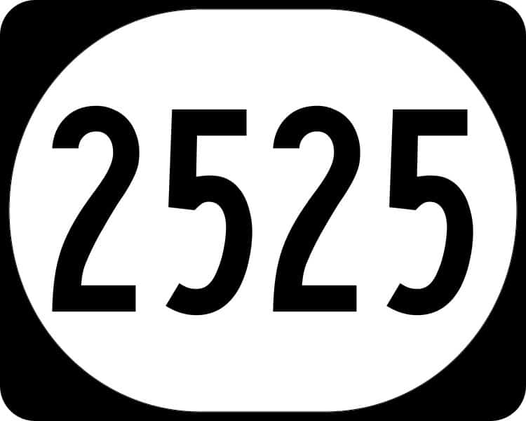 2525 Angle number