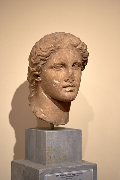 Head of Aphrodite, 4th cent. B.C.