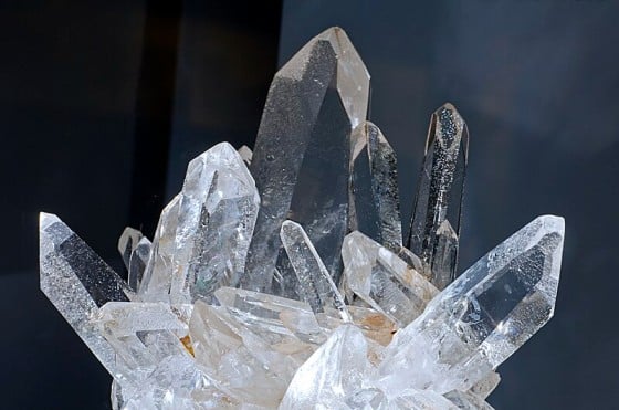 A beautiful transparent crystal