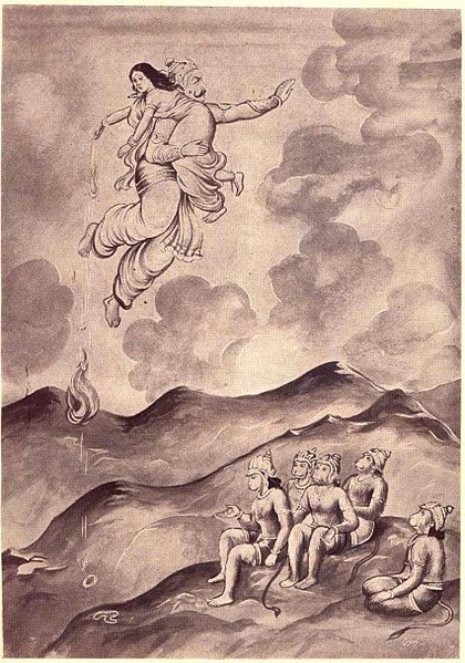 Sita kidnap by Ravana