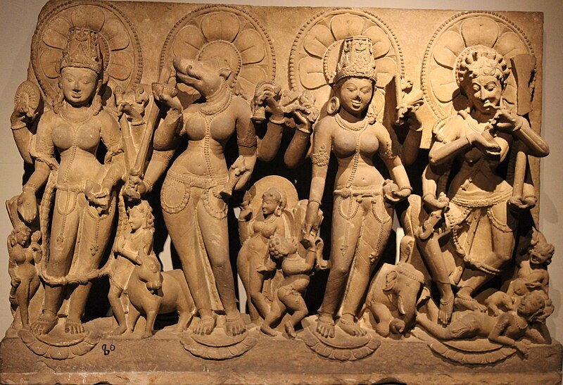 Vaishnavi, Varahi, Indrani and Camunda are the role models for mothers in the hindu religion