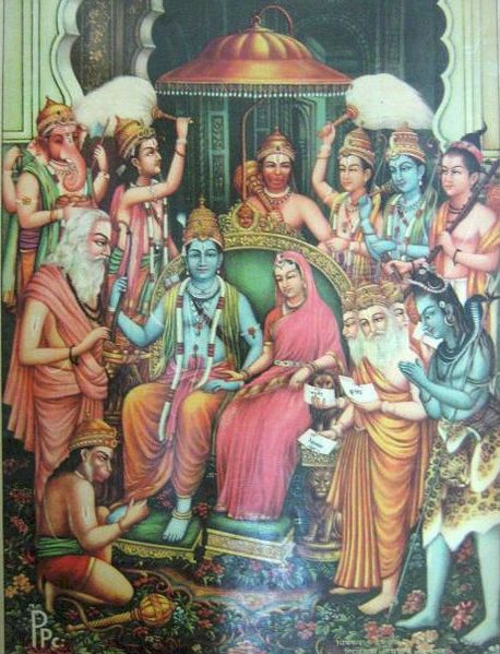 Rama-Sita coronation