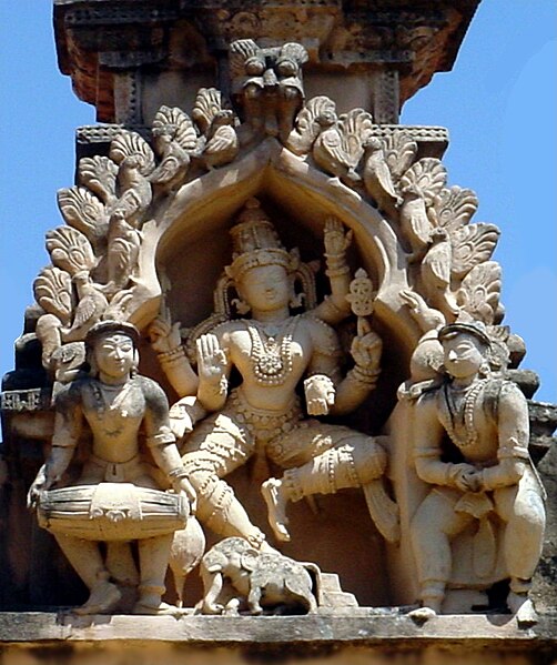 Indrani with attendants