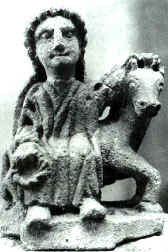 Stone sculpture of Epona found on Auxois Hill (France)