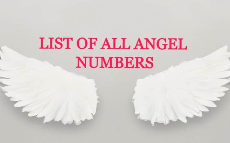 List of all angel numbers